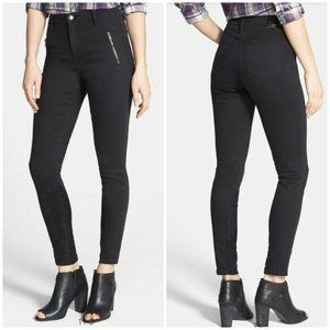 NWT THIS CITY Zip Pockets High Waist Skinny Jeans